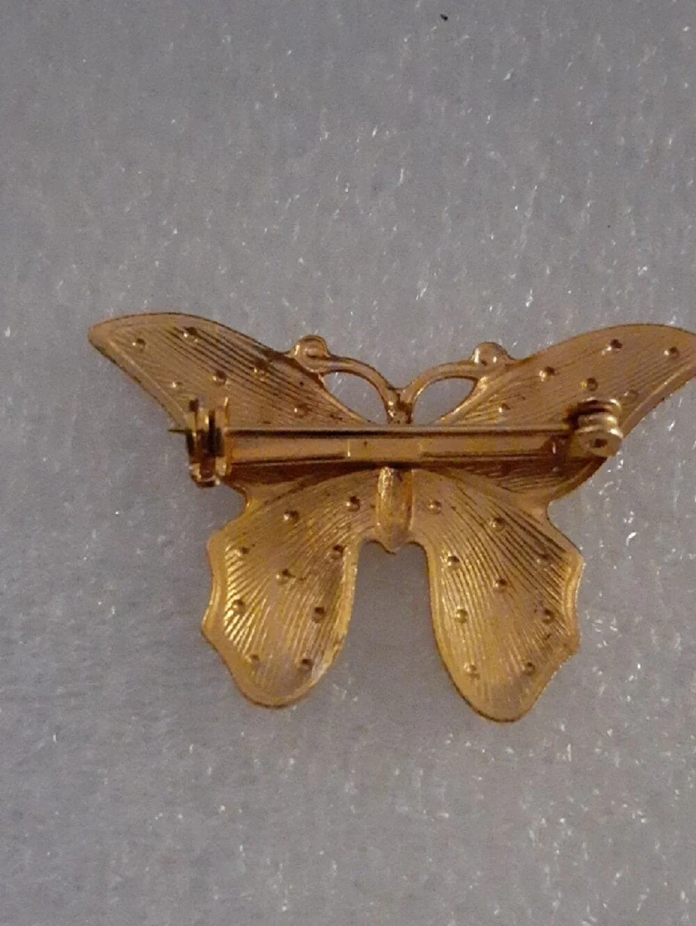 Gold Butterfly Brooch - Elegant Women's Jewelry